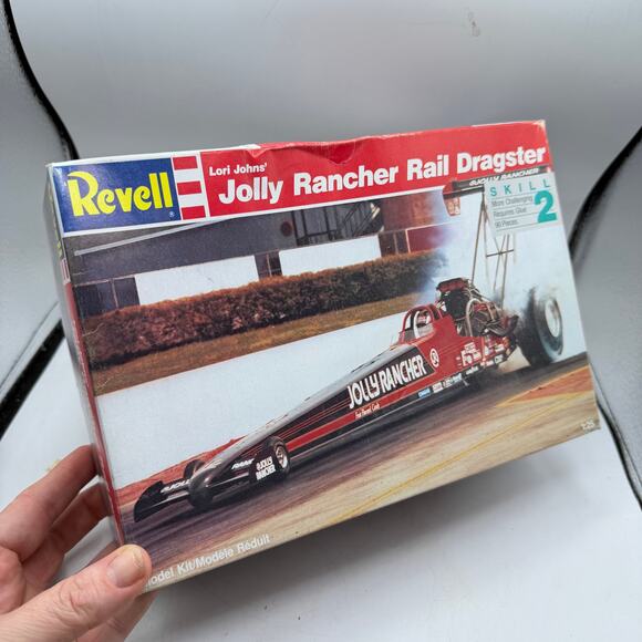 Vintage Model Car Kit  Lori Johns' Jolly Rancher Rail Dragster Revell - Picture 5 of 9